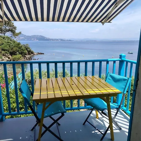 Presqu'Ile De Giens - Appartement Les Girelles - Les Pieds Dans L'Eau A La Madrague,